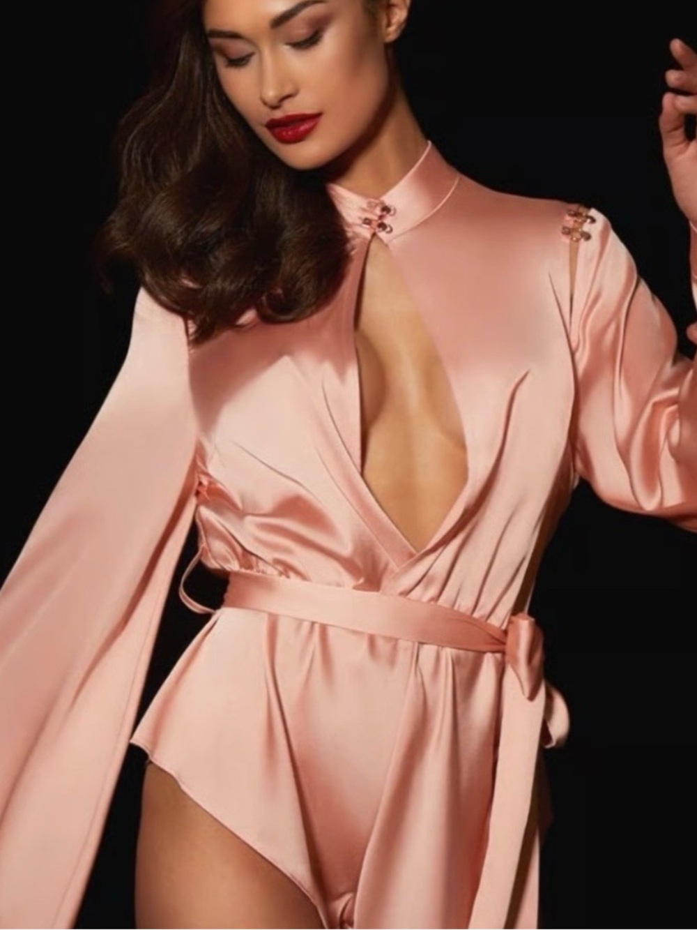 Honey Birdette Melissa Romper, in Blush, XS NWT